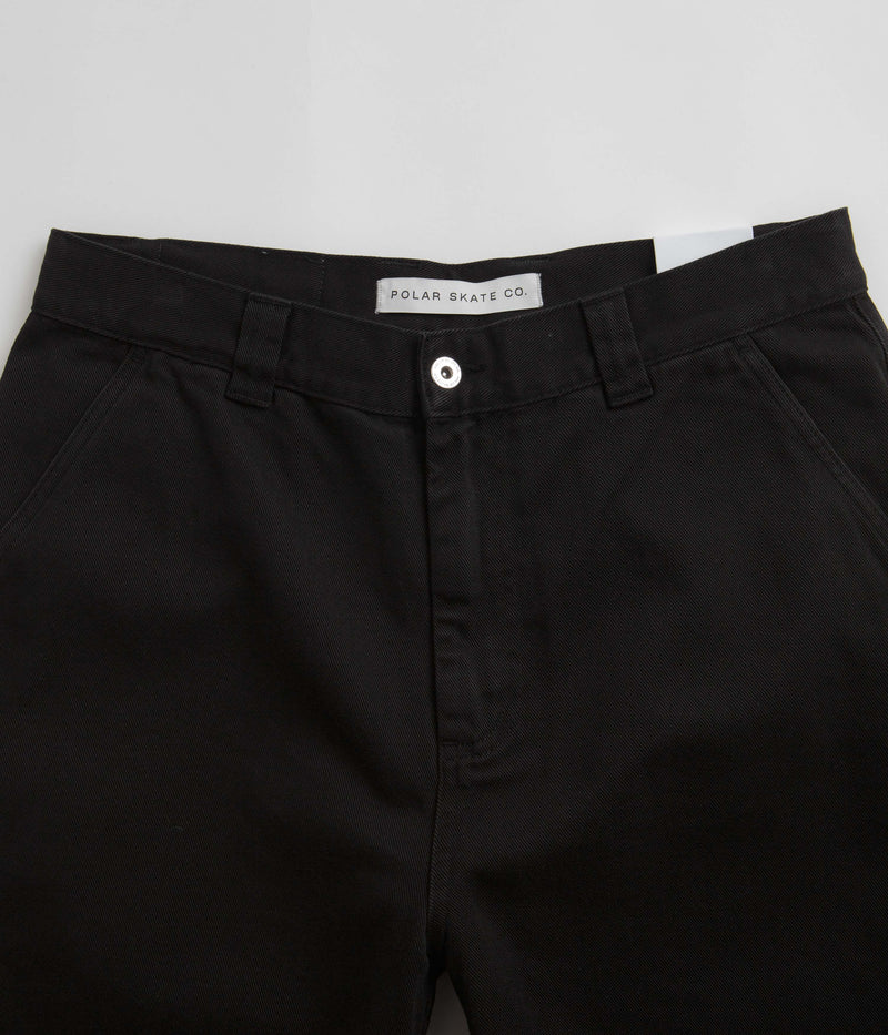 Polar 44 Twill Shorts in Black