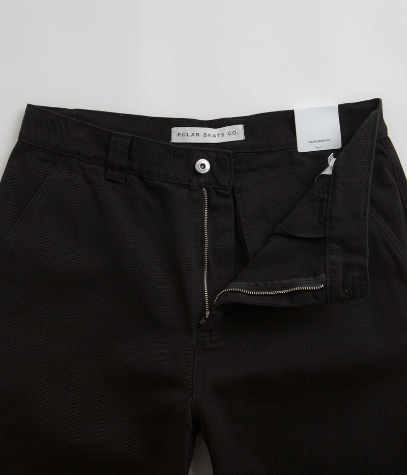 Polar 44 Twill Shorts in Black