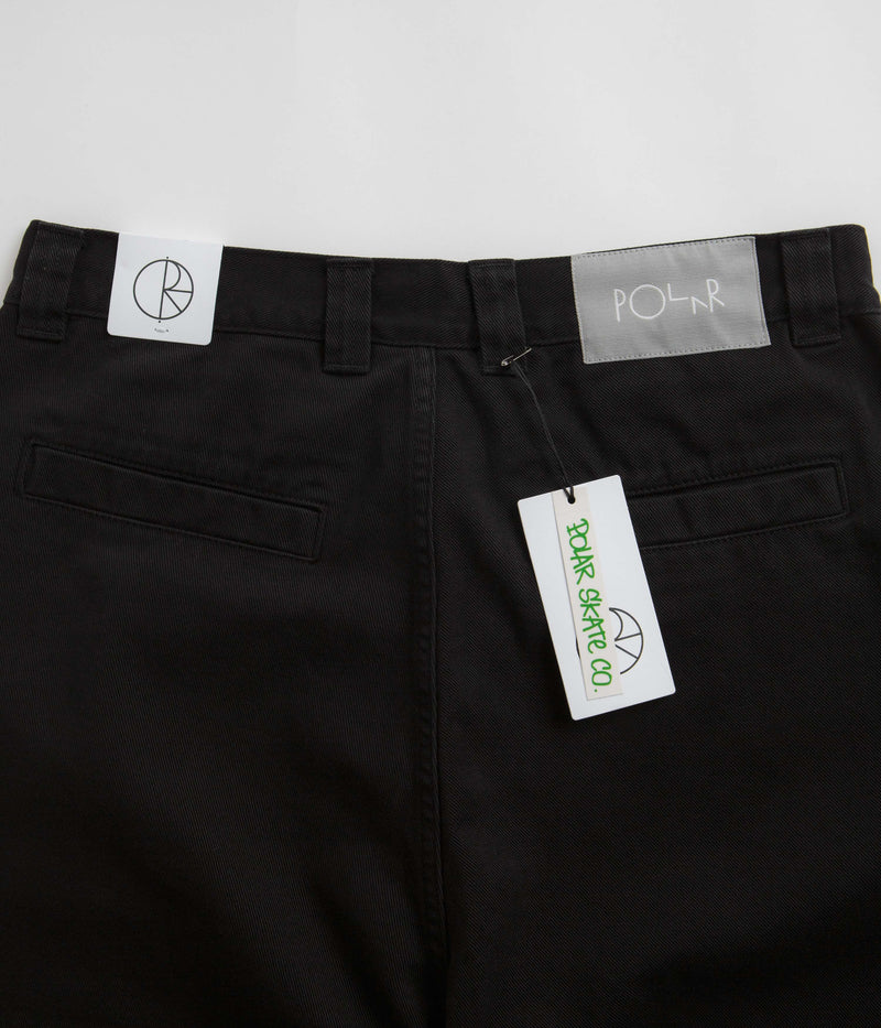 Polar 44 Twill Shorts in Black
