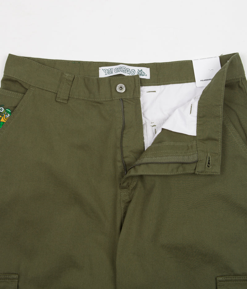 Polar 93 Cargo Pants in Khaki Green