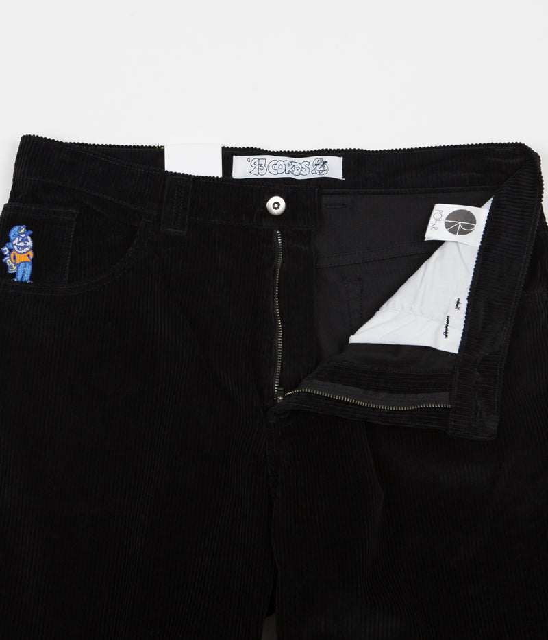 Polar 93 Cord Trousers in Black