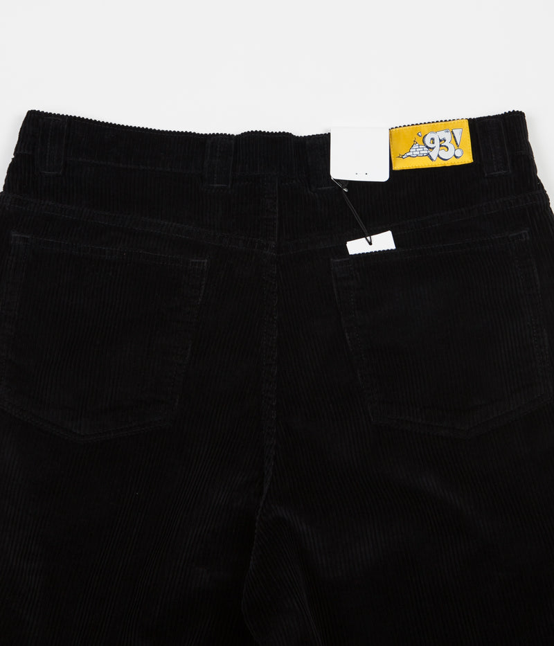 Polar 93 Cord Trousers in Black