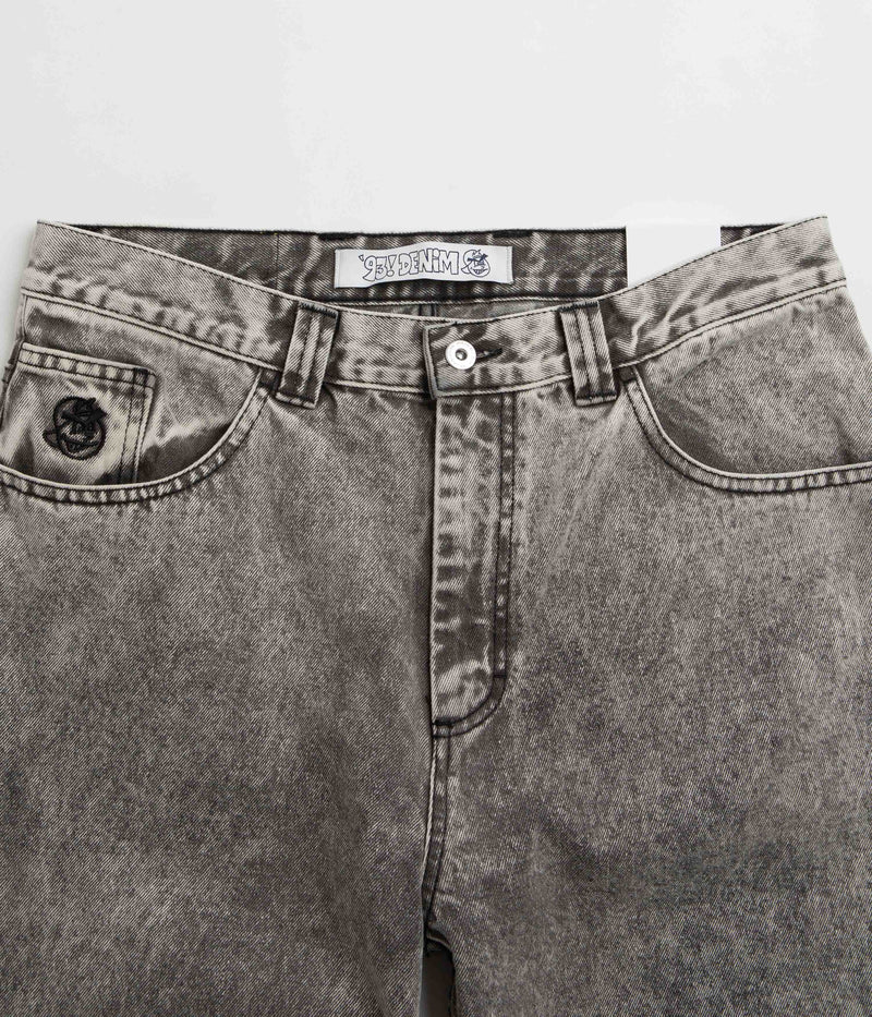 Polar 93 Denim Jeans in Acid Black
