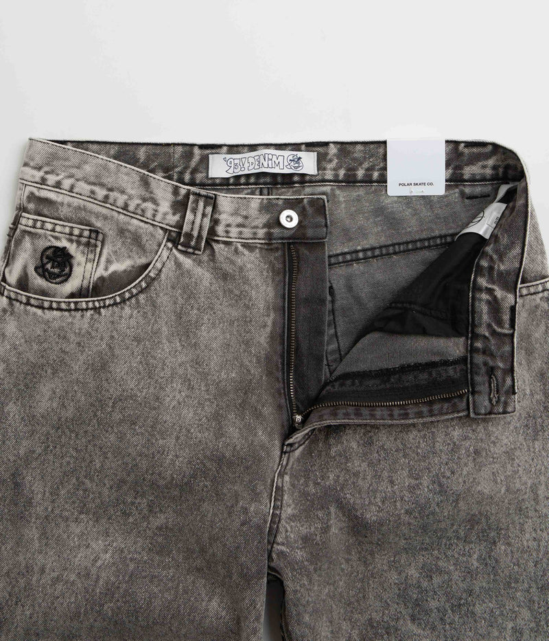 Polar 93 Denim Jeans in Acid Black