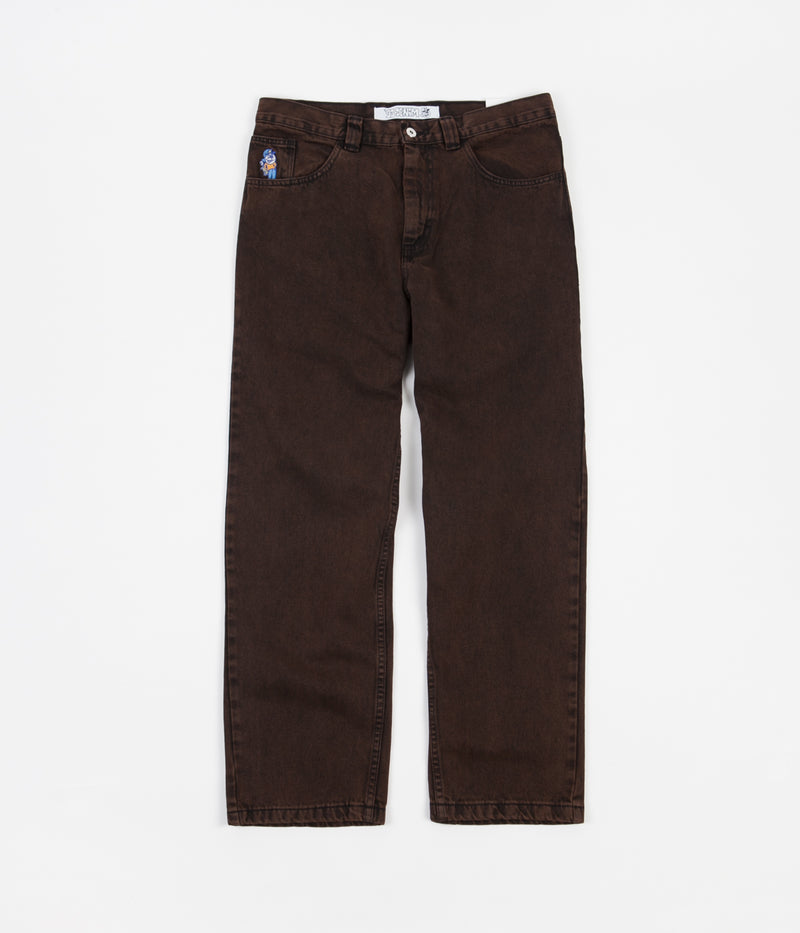 Polar 93 Denim Jeans in Brown Black