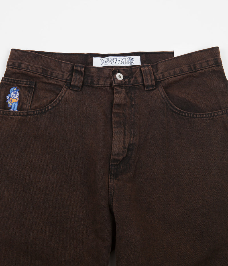 Polar 93 Denim Jeans in Brown Black