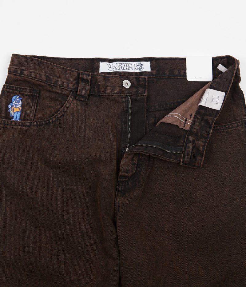 Polar 93 Denim Jeans in Brown Black