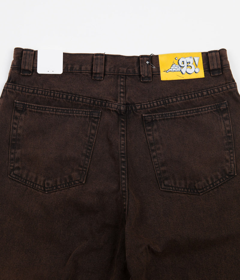Polar 93 Denim Jeans in Brown Black