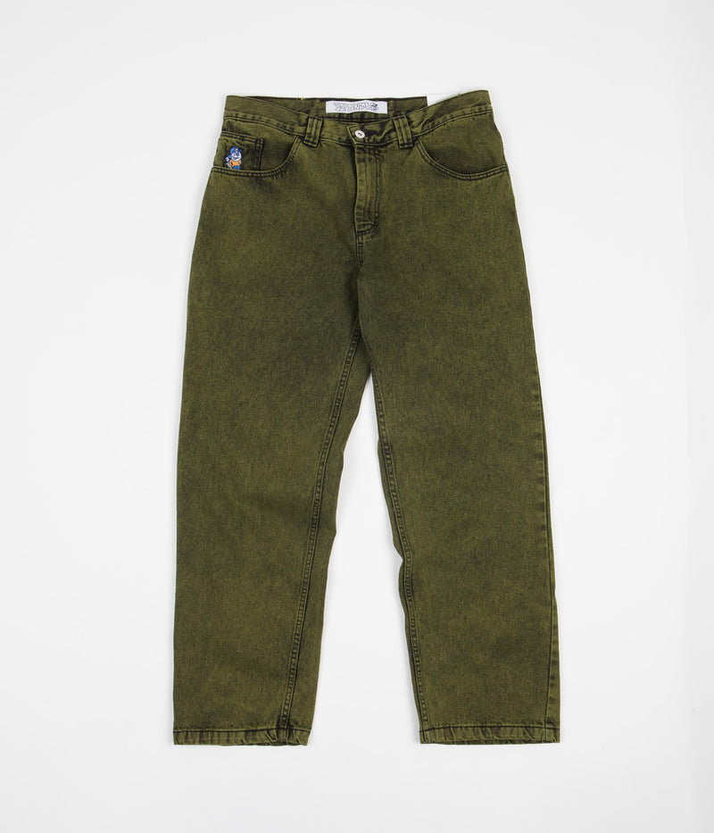 Polar 93 Denim Jeans in Green Black