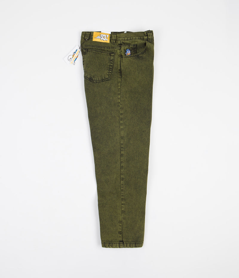 Polar 93 Denim Jeans in Green Black