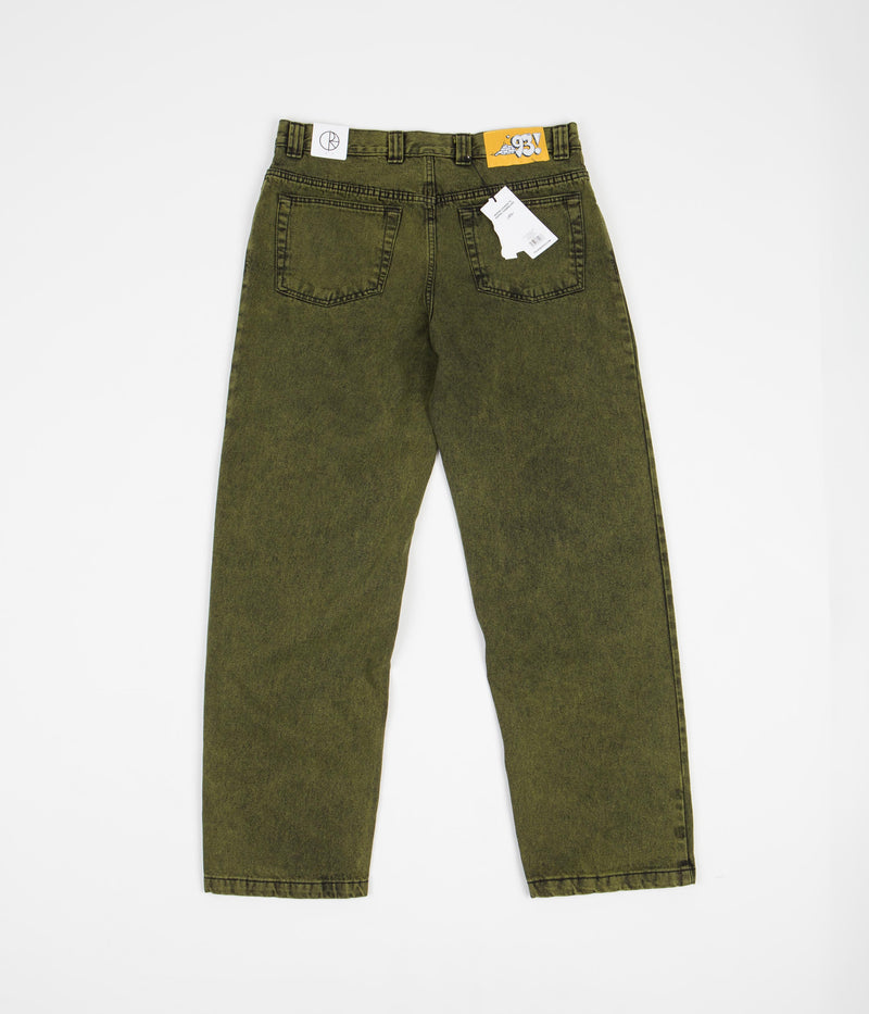 Polar 93 Denim Jeans in Green Black