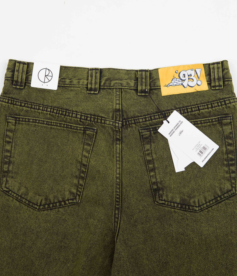 Polar 93 Denim Jeans in Green Black