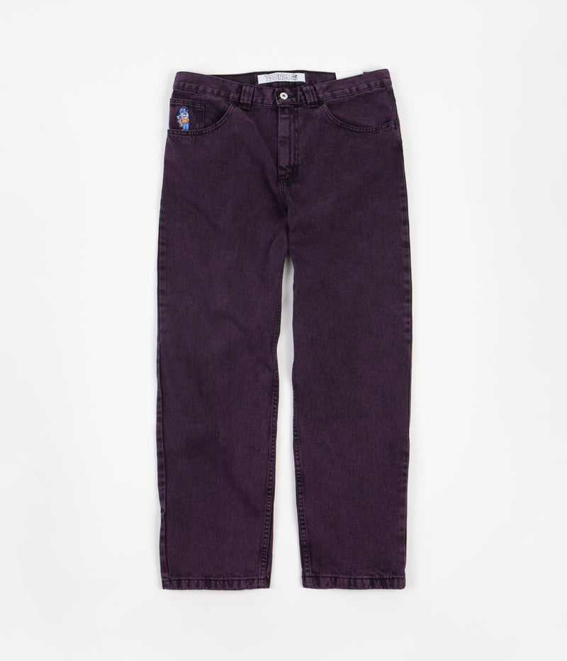 Polar 93 Denim Jeans in Purple Black