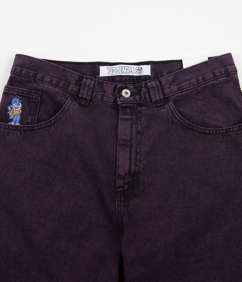 Polar 93 Denim Jeans in Purple Black