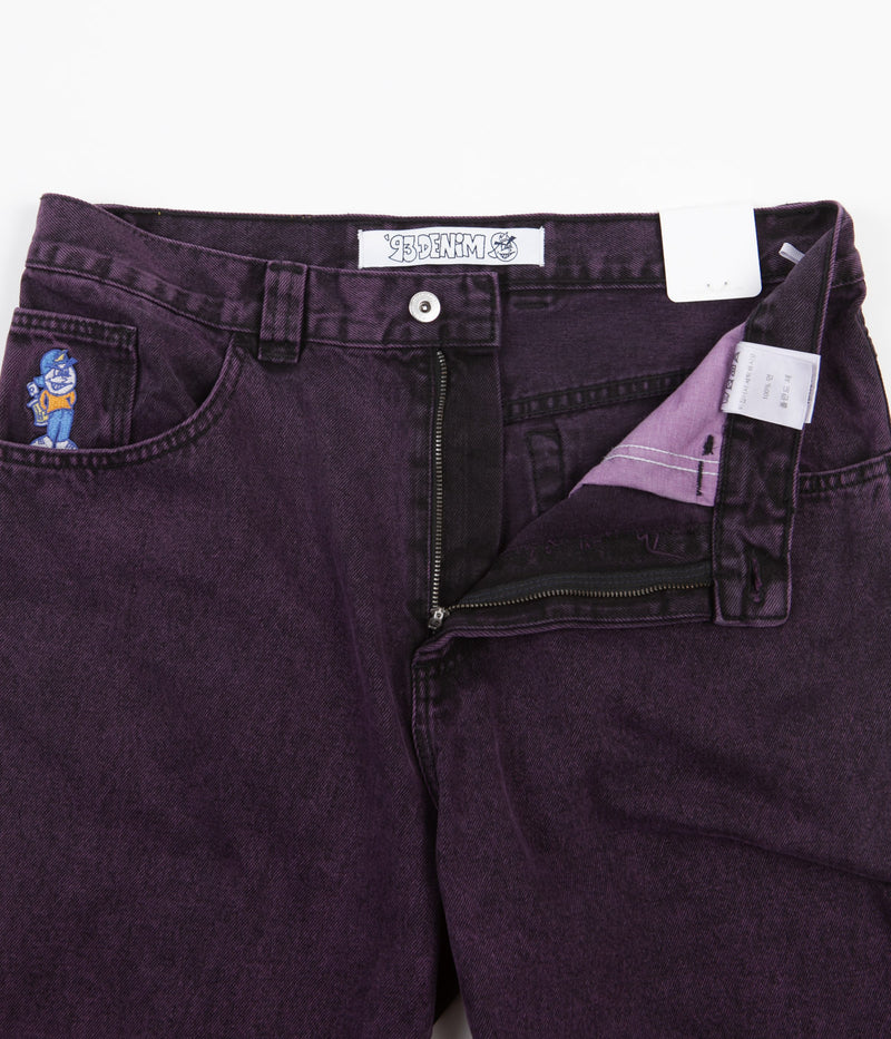 Polar 93 Denim Jeans in Purple Black