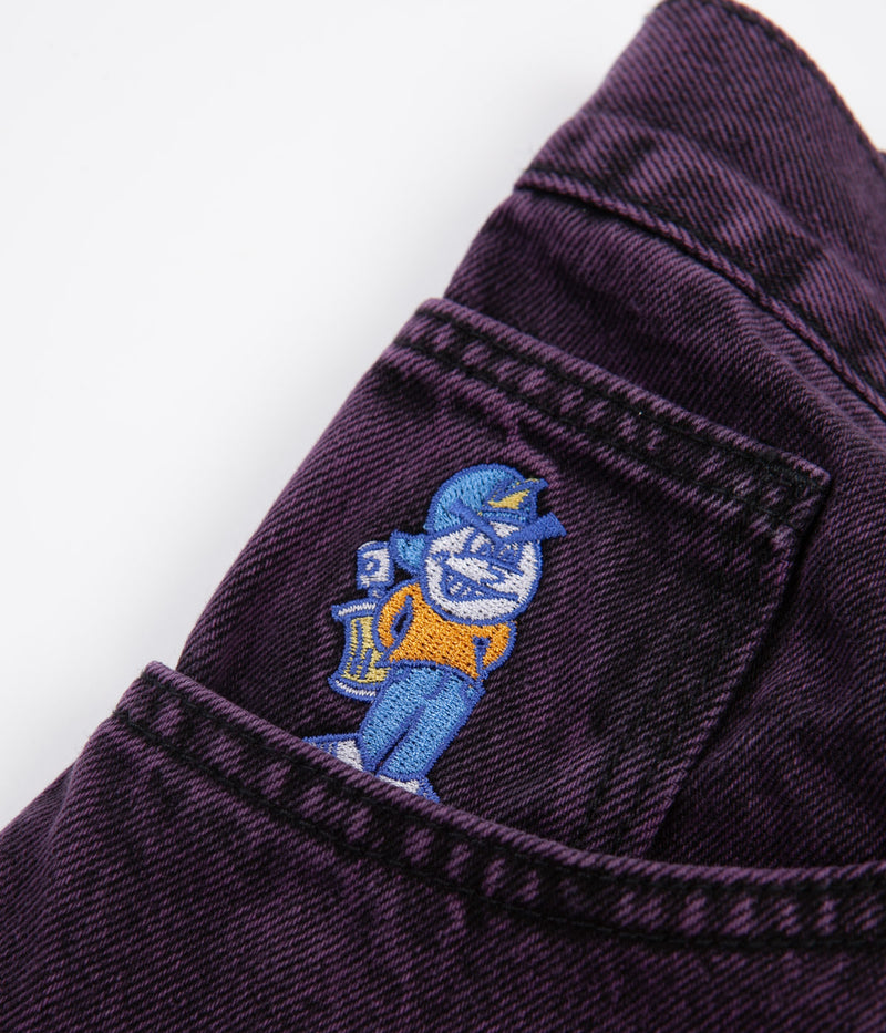Polar 93 Denim Jeans in Purple Black