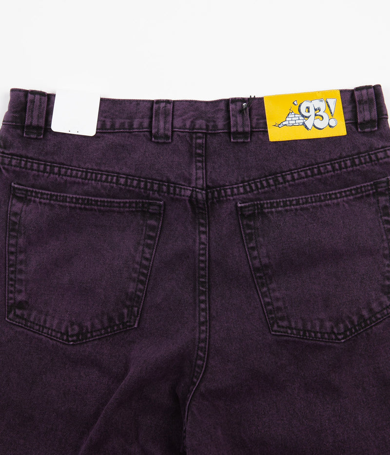 Polar 93 Denim Jeans in Purple Black