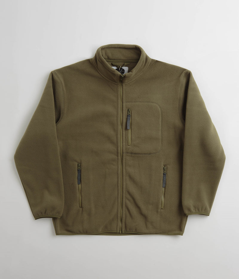 Polar Basic Fleece Jacket in Army Green