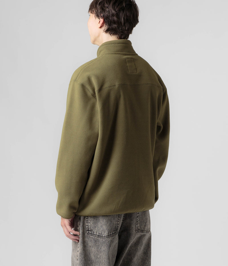 Polar Basic Fleece Jacket in Army Green