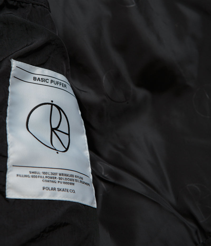 Polar Basic Puffer Jacket in Black