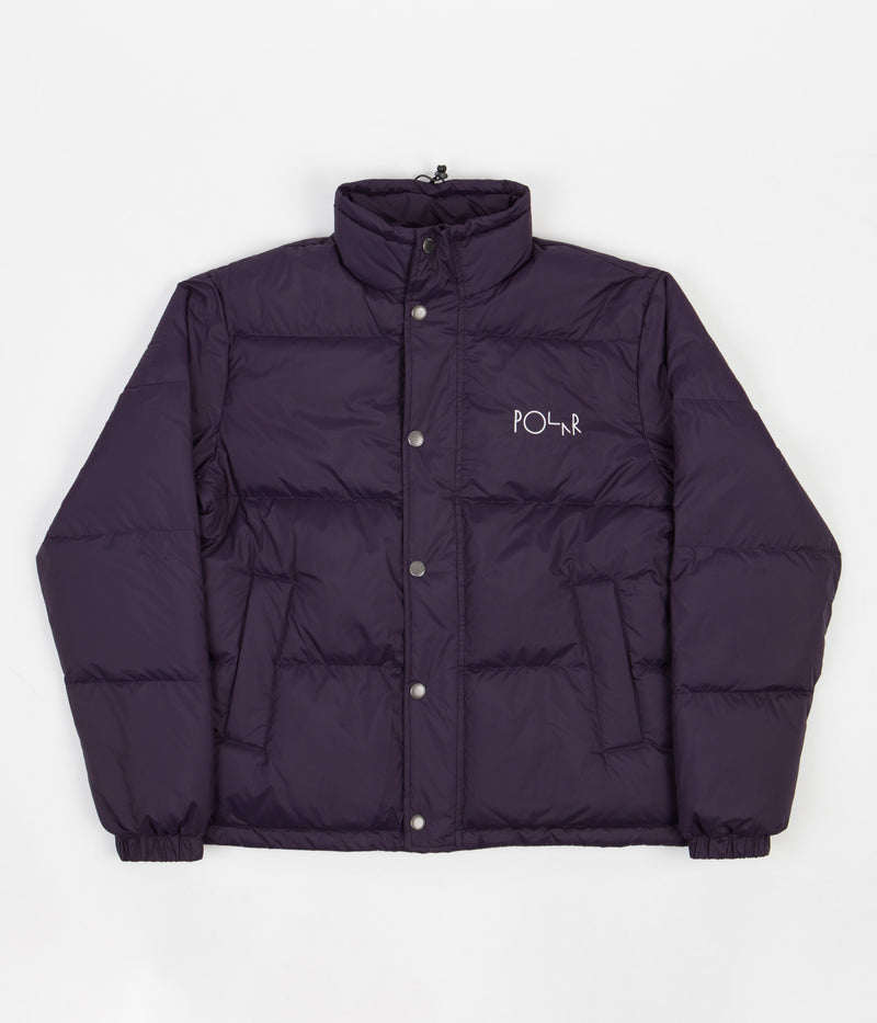 Polar Basic Puffer Jacket in Dark Violet