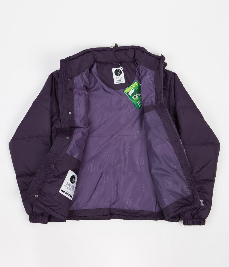 Polar Basic Puffer Jacket in Dark Violet