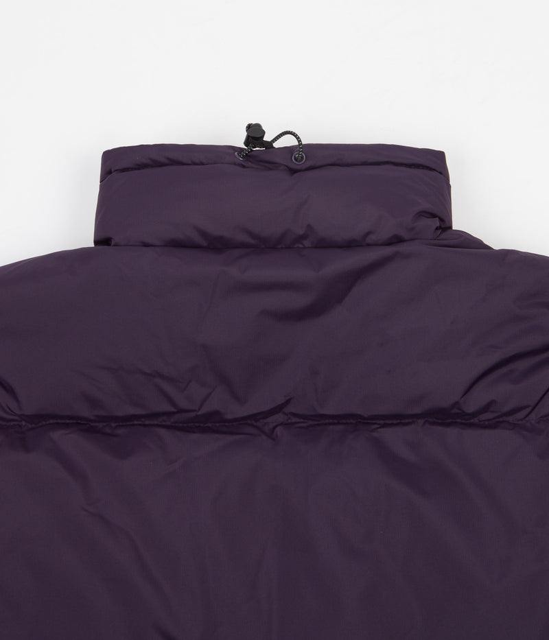 Polar Basic Puffer Jacket in Dark Violet