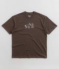 Polar Beautiful Horses T-Shirt in Chocolate