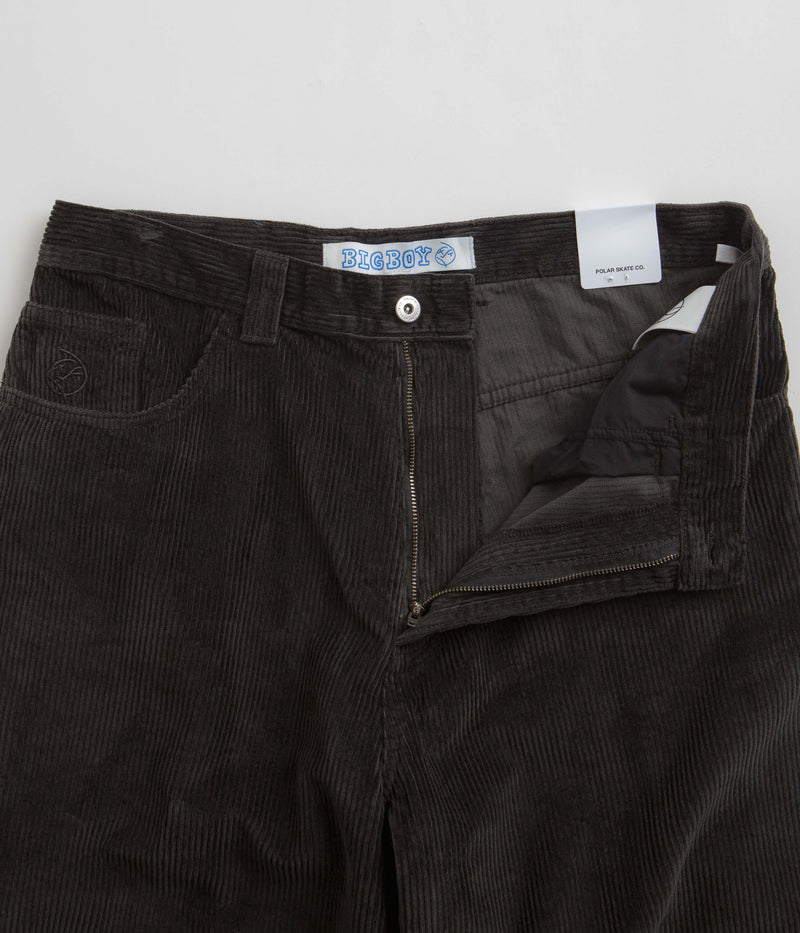 Polar Big Boy Cord Pants in Dirty Black