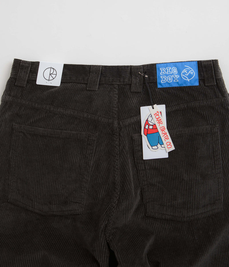 Polar Big Boy Cord Pants in Dirty Black