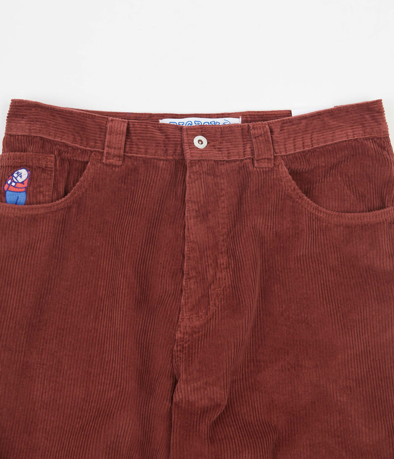 Polar Big Boy Cord Pants in Rust