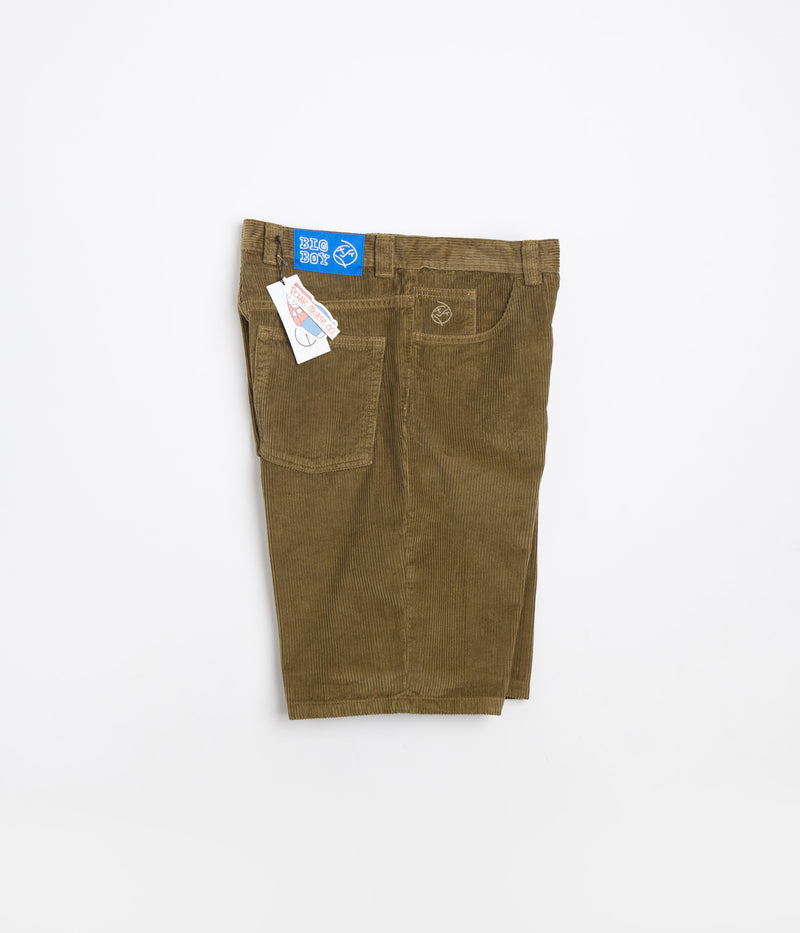 Polar Big Boy Cord Shorts in Brass