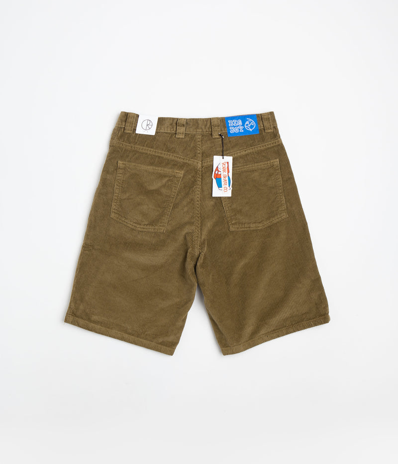Polar Big Boy Cord Shorts in Brass