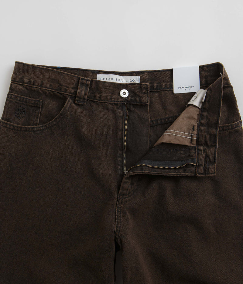 Polar Big Boy Jeans in Brown Black