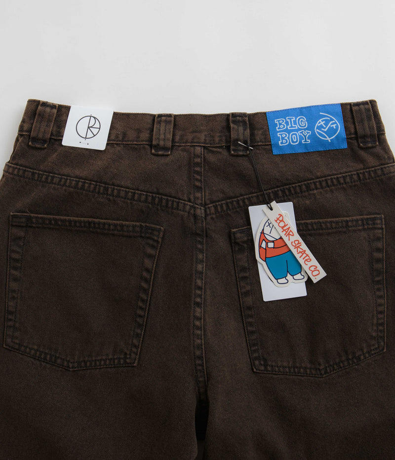 Polar Big Boy Jeans in Brown Black
