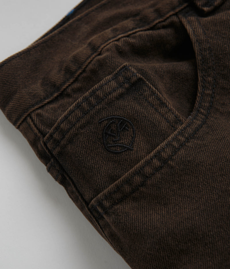 Polar Big Boy Jeans in Brown Black
