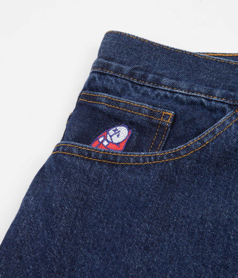 Polar Big Boy Jeans in Dark Blue and Multi