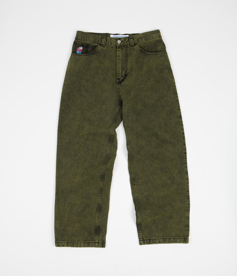Polar Big Boy Jeans in Green Black