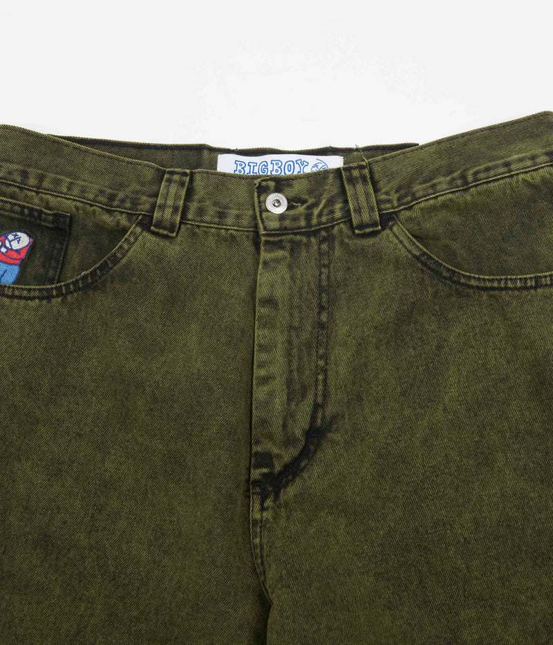 Polar Big Boy Jeans in Green Black