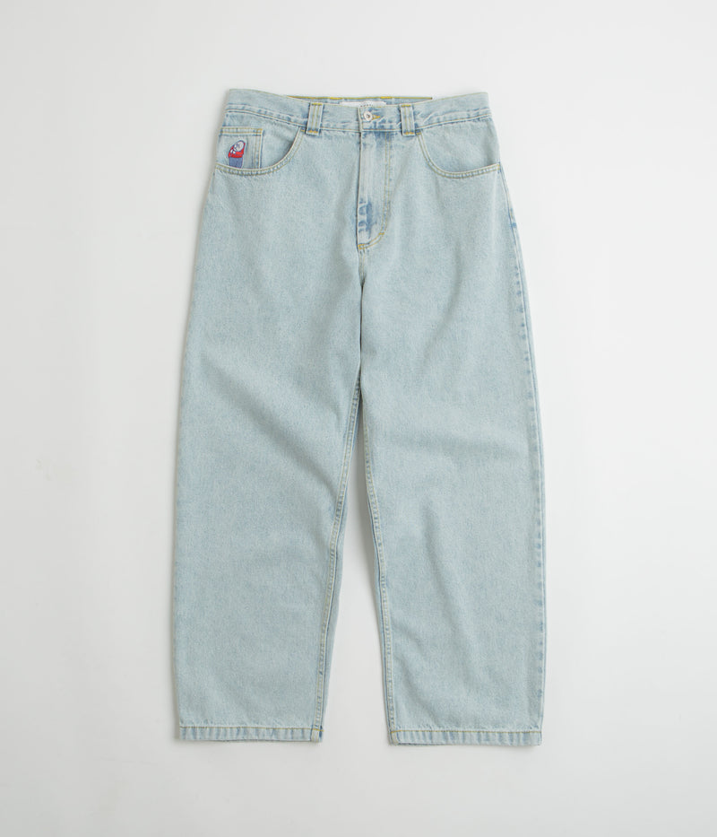 Polar Big Boy Jeans in Light Blue and OG Logo