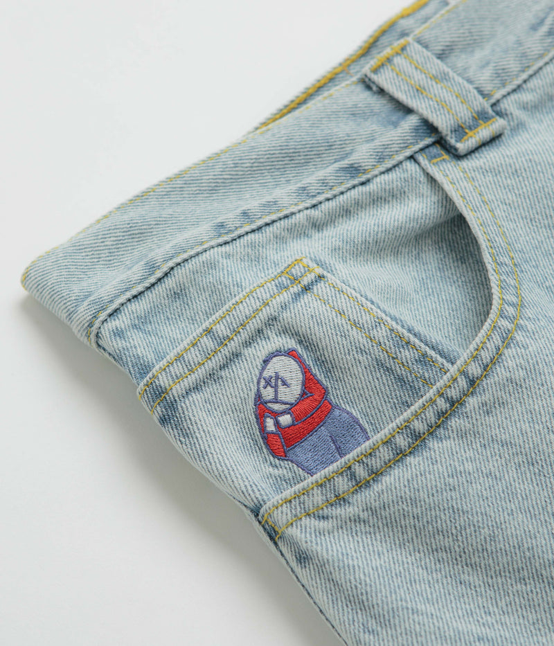 Polar Big Boy Jeans in Light Blue and OG Logo