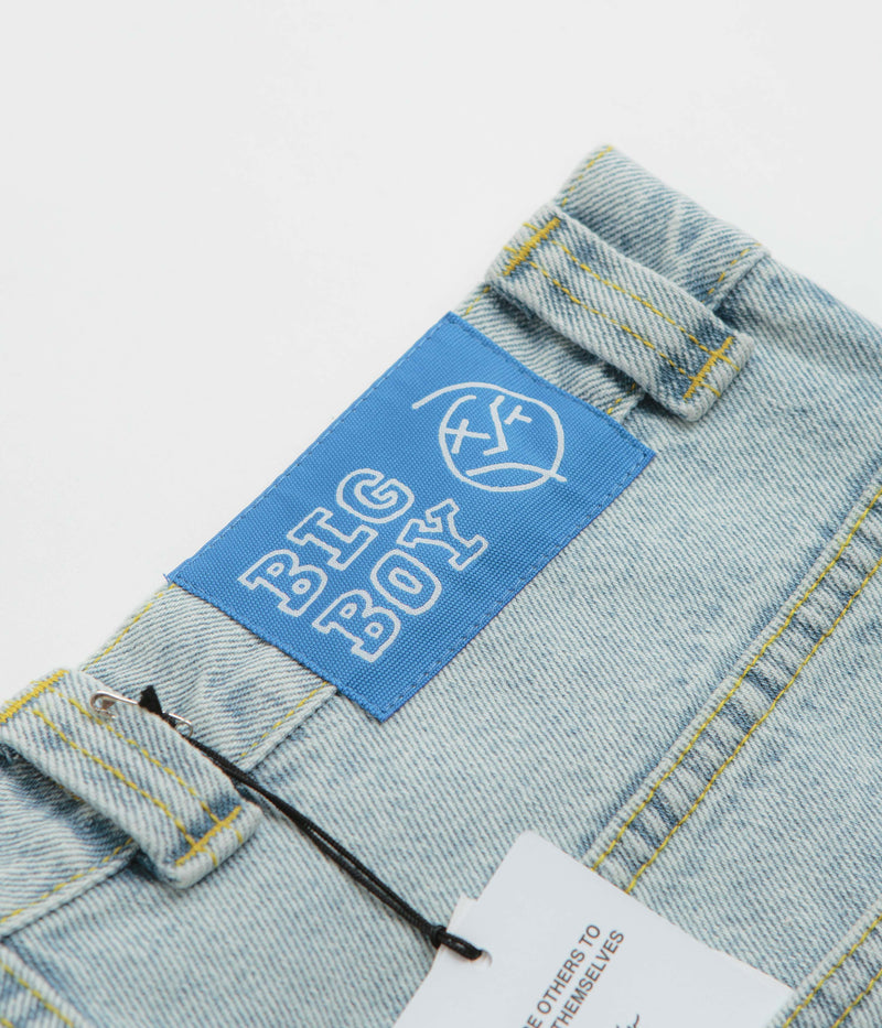 Polar Big Boy Jeans in Light Blue and OG Logo