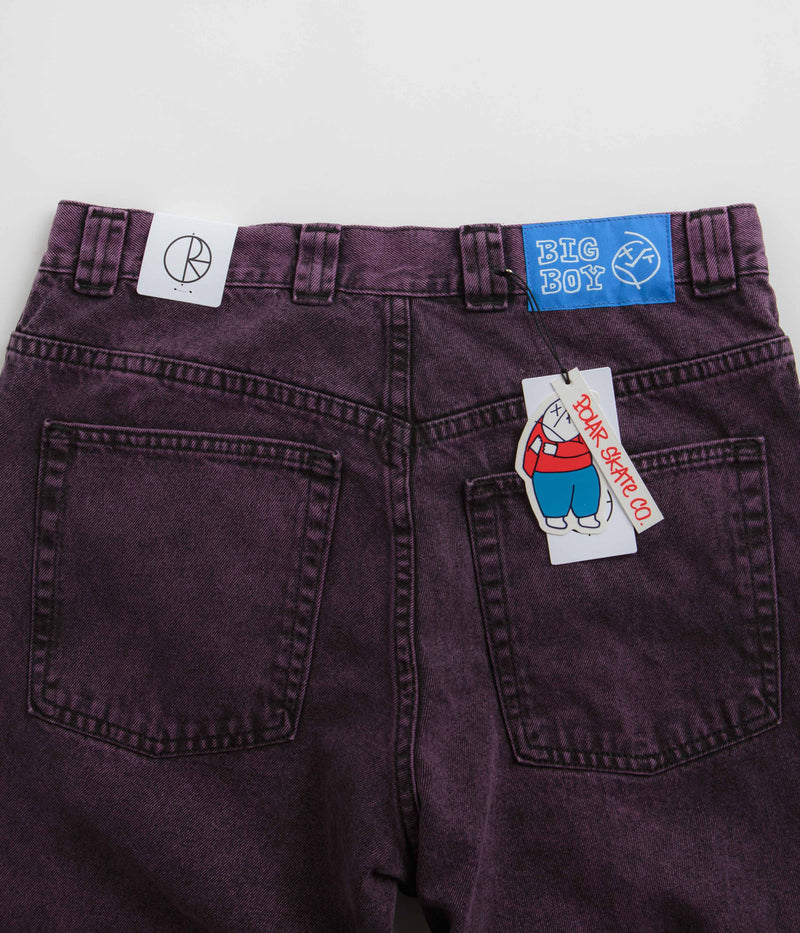 Polar Big Boy Jeans in Purple Black