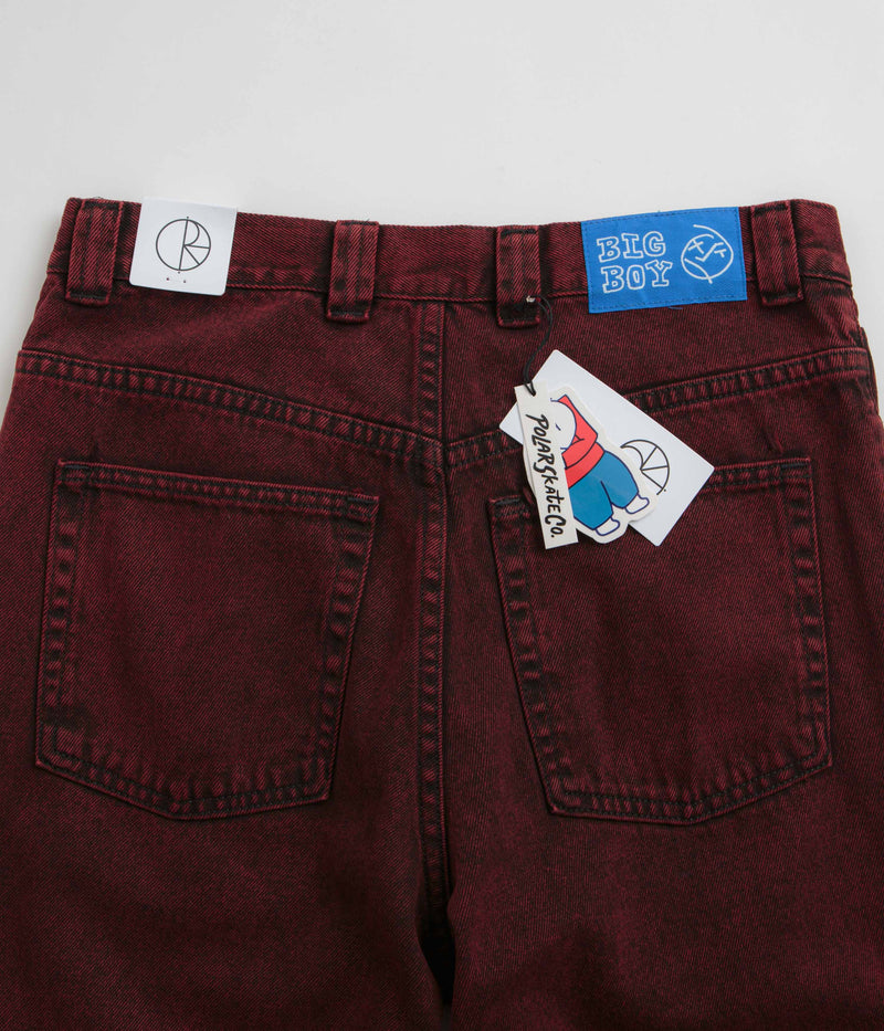 Polar Big Boy Jeans in Red Black