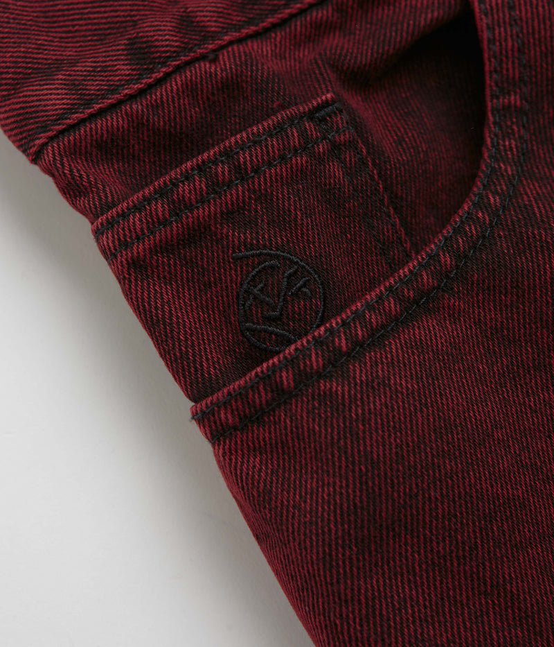 Polar Big Boy Jeans in Red Black