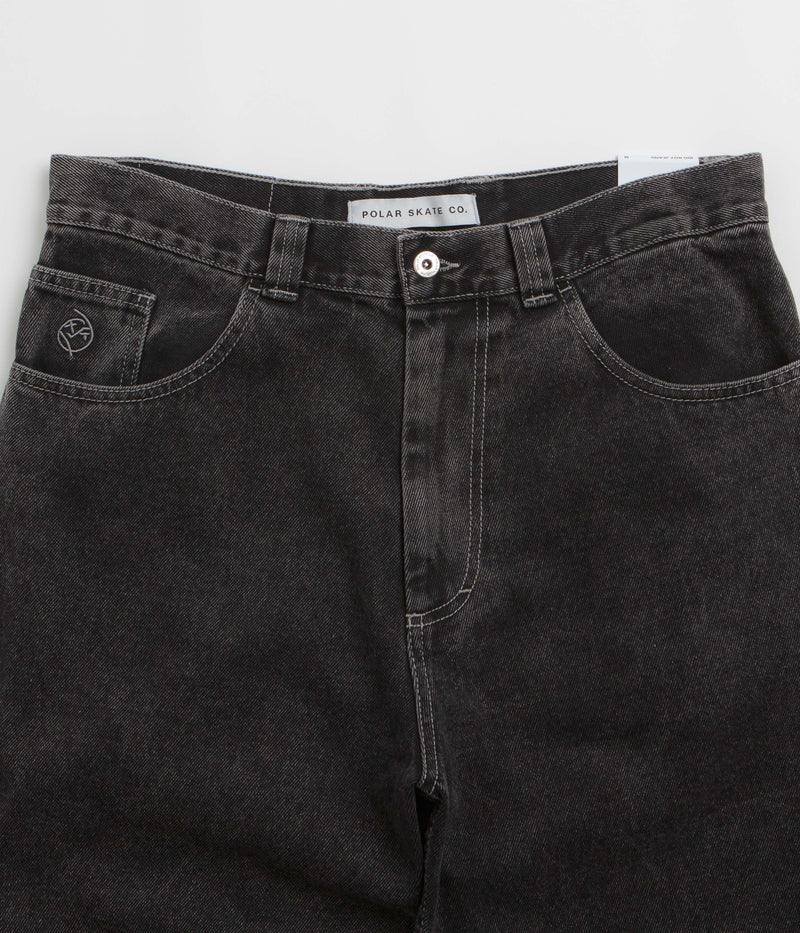 Polar Big Boy Jeans in Silver Black