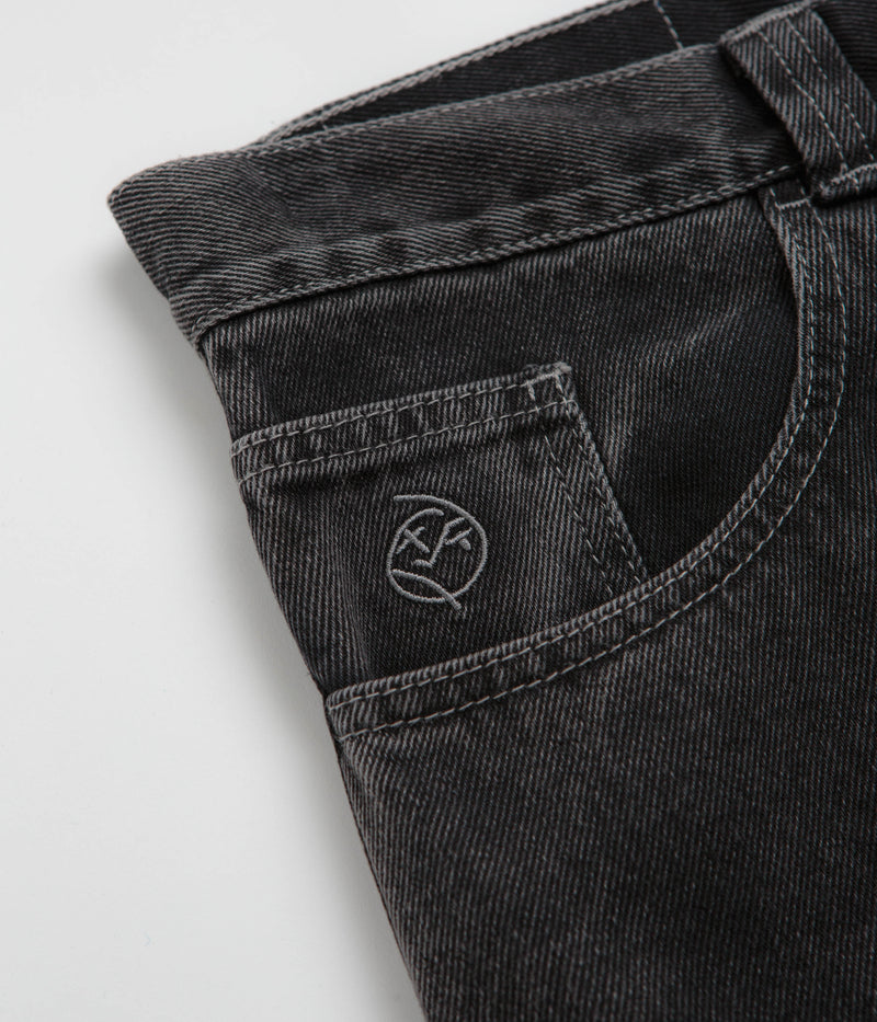 Polar Big Boy Jeans in Silver Black