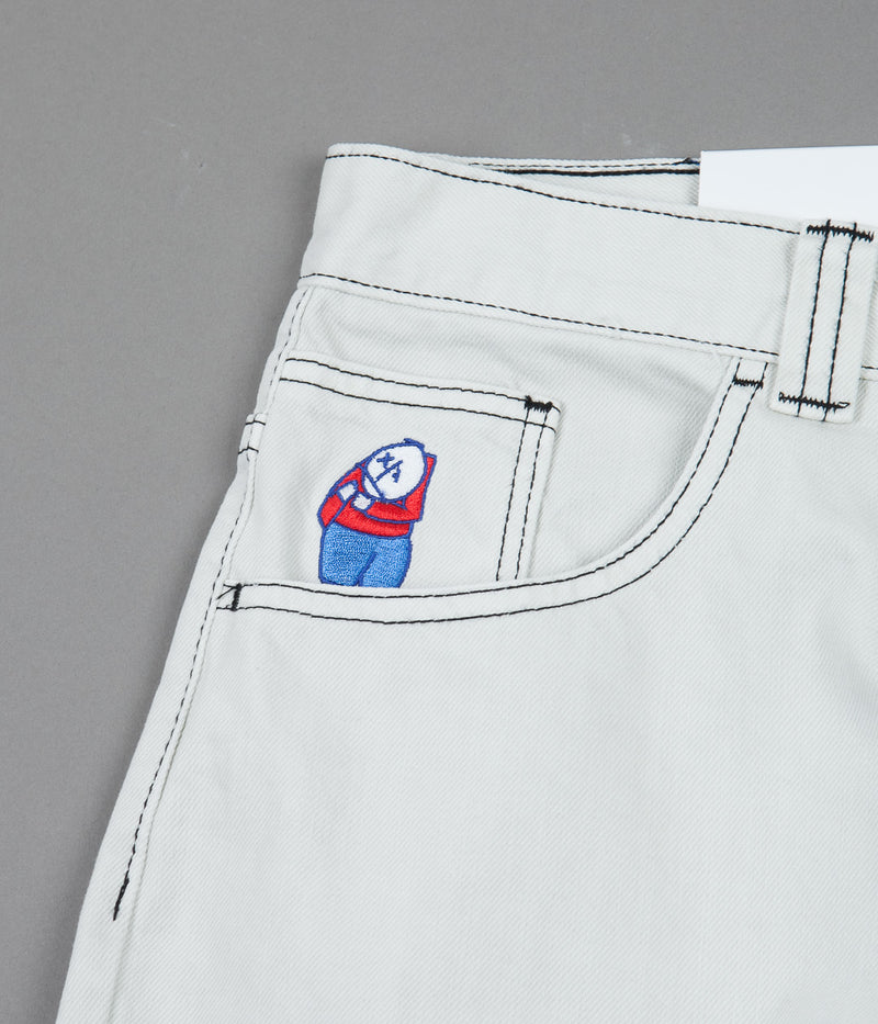 Polar Big Boy Jeans in Washed White