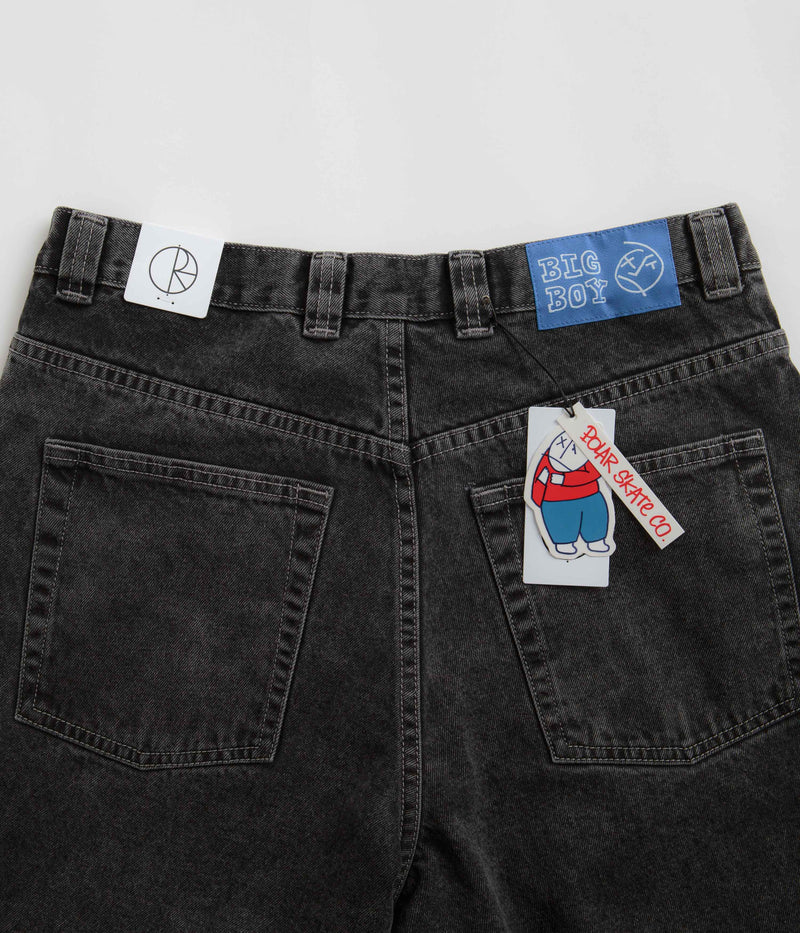 Polar Big Boy Shorts in Silver Black