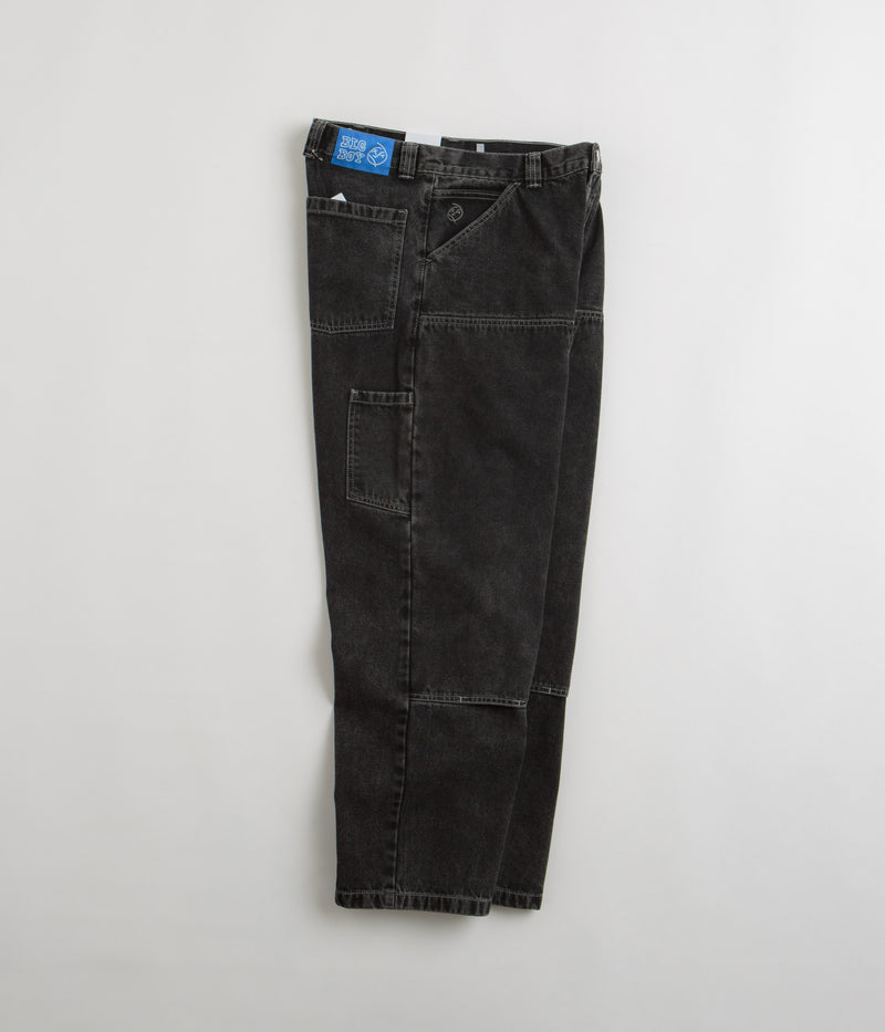 Polar Big Boy Work Pants in Silver Black